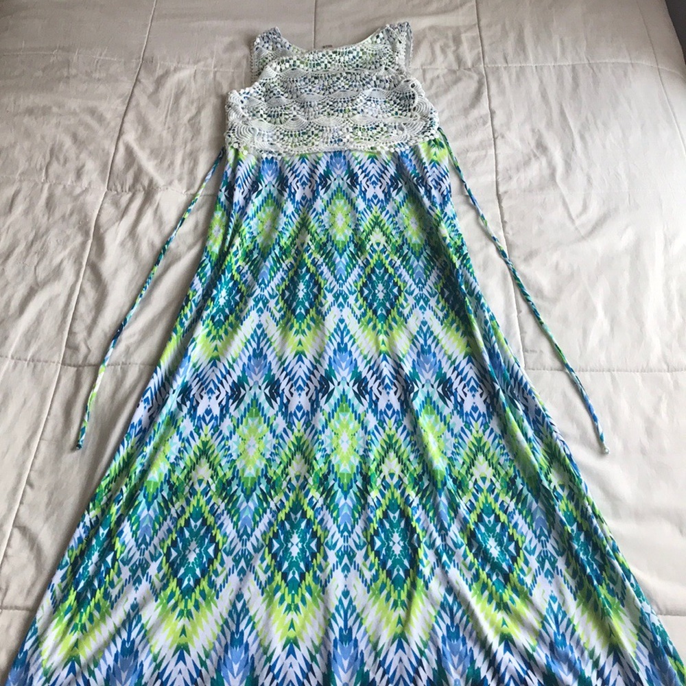 Colorful Long length dress